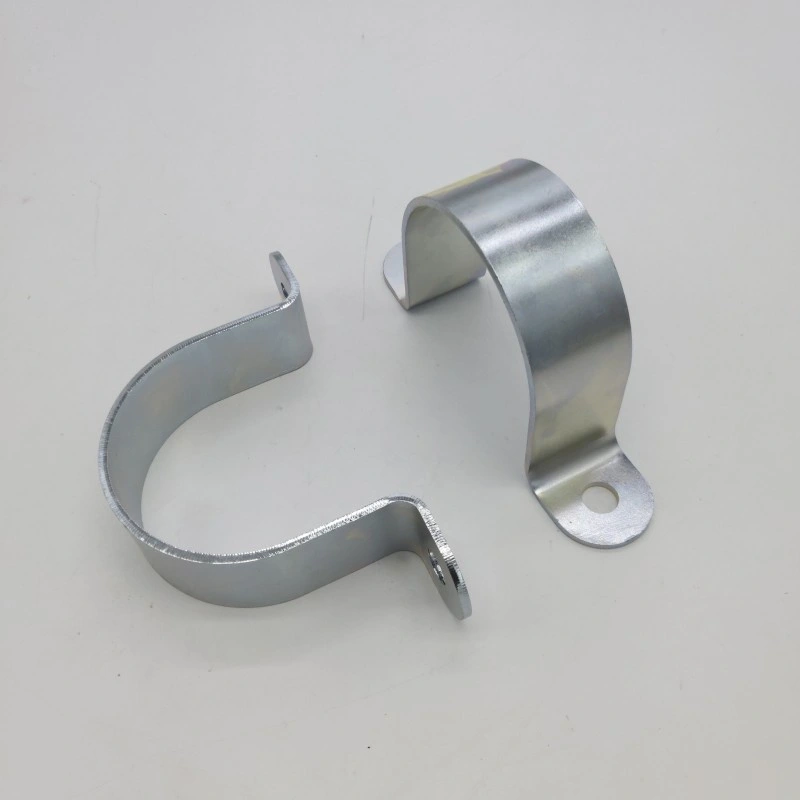 U Type Galvanized Stainless Steel Metal Hose Clamp Saddle Pipe Clamp